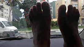 Paty Bumbum Doing Foot Fetish Worship