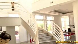 Does this busty cock whore give a handie with dylan ryder?