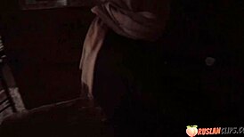 Busty conservative babe Evelyn Cage explores new experiences outdoors