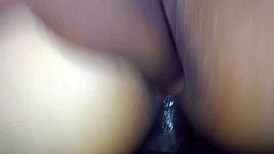 I'm riding the big black cock so hard, it's huge!