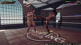 Ethan battles Dela in naked 3D fight