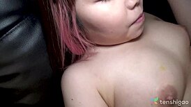 Haruka, suck my cock in Tokyo hotel! First time creampie?