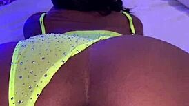 Avery Jane Plays with Her Butt Plug Behind the Scenes in Teasing POV Blowjob Handjob Lingerie Assfucking Anal