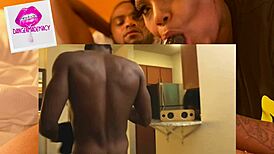 Macy Drains Big Black Cock With Her Mouth And Toys