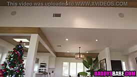 Holiday taboo with stepdaughter Babi Star