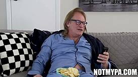 Relieving his aches with selina bentz and evan stone.