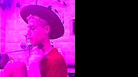 Hot Teen Bent Over for Gay Shower Blowjob and Rimjob