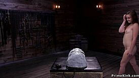 watch this small tits babe fuck the machine? she's squirting hard!