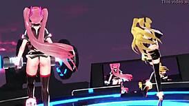 3D Animated Hentai Blowjob With Big Boobs And Hardcore Oral Action In Anime Style