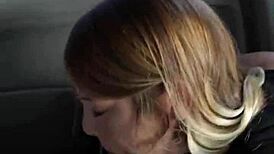 Risky car blowjob 😏