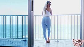 big butt massage delicious pawg nina kayy earns a hot cummy surprise?