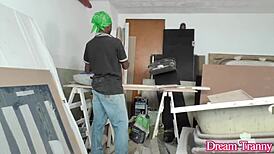 Black Guy Destroys Tgirl Mariana Lins Before Cumming