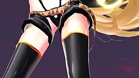 3D Animated Hentai Blowjob With Big Boobs And Hardcore Oral Action In Anime Style