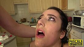 Tied Up Slut Deepthroats Hard Cock