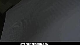 Stepsistershd blonde Chloe Scott on knees for stepbrother Tony Profane POV craving big cock