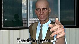 Anime milf tits in stockings bounce in 3D lingerie porn.