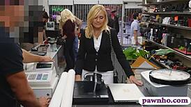 Blonde Milf Gets Railed in Hidden Storage.