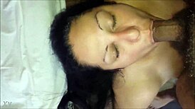 Want to see chocolate chick get facial?