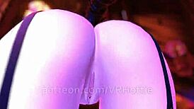 Succubus face ride at church, lewd lap dance VRChat! 😈