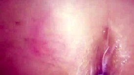 a friend learns fisting and shoves her whole hand into the blonde's tight asshole