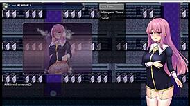 에니시아의 계약 마크가 그녀를 말굽 거리 갱뱅에 묶어, 박고 본딩!