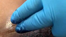 tattoo appointment for ebony milf and cute lesbian