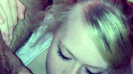 Hot Amateur Big Titty Blonde Gives Nut-Busting Blowjob