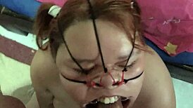 Amateur Face Fucking With Bondage Style