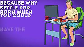 Petite Brunette Lesbian Pulls Pants Down for Hardcore Pussy Licking and Fucking