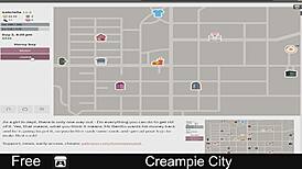 Explosive creampie action in the city!