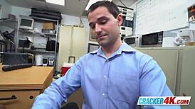 Interracial Gay Sex At The Office With Russian And Black Casting