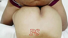 desi bhabhi bent over for hardcore rough fucking with monster cock