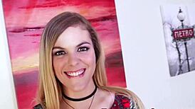 Teen 18+ sucks monster cock pov!