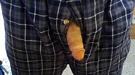 open fly penis play with masturbation