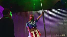 Wow, This New Stripper Sucks Her Boss’s Cock to Prove Her Wild Skills! 😍