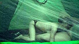 Lesbian illusion girls fuck passionately in nature