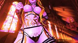 Succubus face ride at church, lewd lap dance VRChat! 😈
