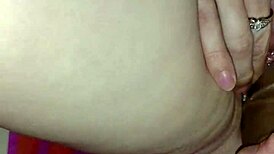 My gf plays with a big dildo, so hot! 😍🍆