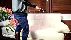 hot gay amateur rides dildo with big ass