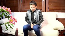 hot gay amateur rides dildo with big ass