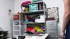 milf cop shares cock with suspect at work