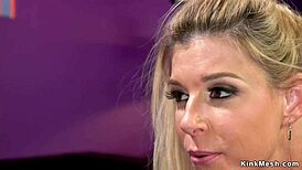 Got a kinky blonde mature for anal banging, huh?