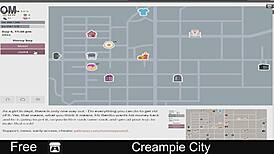 Explosive creampie action in the city!