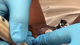 tattoo appointment for ebony milf and cute lesbian