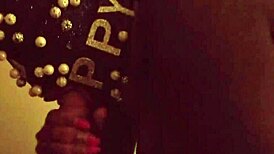 Sloppy BBW Escort Rips Clothes For Spit-Filled Blowjob