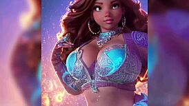 Hey, Check Out These Sexy Thick Etherial Princesses With Magic Energy Surrounding Them! ✨