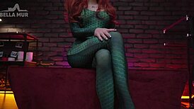 Look at this cosplay redhead slut getting banged doggystyle hard!