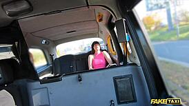 Fake Taxi Italian Babe Gags on Big Cock in Throat