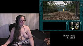 naked bbw ghosts playing through moon lake part 5 with tattoos and piercings