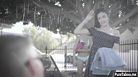 Cute Virgin Stepsister Teen Tricked Into Wild Threesome With Big Cock